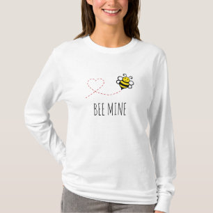 Personalisiertes Valentinziffer - Bienenstock-Cart T-Shirt
