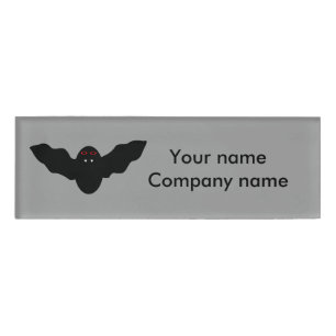 Personalisiertes Vampire-Bat zu Halloween Namenschild