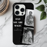 Personalisiertes "Vater Sie sind Magie" Zwei Väter Case-Mate iPhone Hülle<br><div class="desc">Feiern Sie die Magie der Vaterschaft mit unserem personalisierten "Vater You Are Magic" iPhone 15 Pro Gehäuse! Dieses einzigartige Design zeichnet sich durch einen schwarzen Hintergrund, ein hochgeschätztes Foto von zwei Vätern und die herzliche Botschaft "Vater Du bist Magie" aus. Fügen Sie eine besondere Touch hinzu, indem Sie sie mit...</div>
