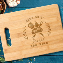 Personalisiertes Vaters Grill BBQ King Utensil Gra