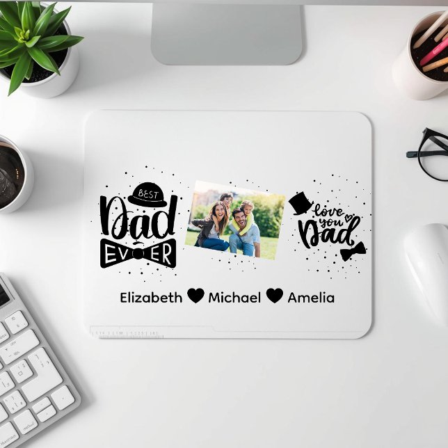 Personalisiertes Vatertags-Mausepad Mousepad (Von Creator hochgeladen)