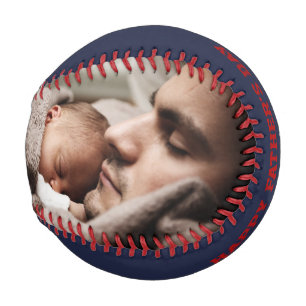 Personalisiertes Vatertagsfoto Baseball