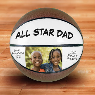 Personalisiertes Vatertagsfoto Basketball