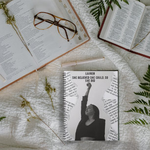 Personalisiertes Vertrauen in Ihr eigenes Notebook Notizblock