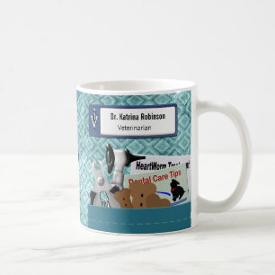 Personalisiertes Veterinärberufliches scheuert Tasse