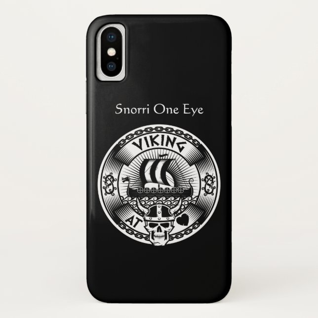 Personalisiertes Viking im Herzen Case-Mate iPhone Hülle (Rückseite)