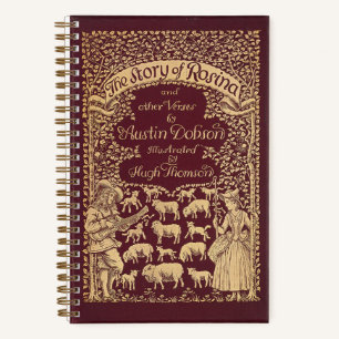 Personalisiertes Viktorianisches Buch Dotted Journ