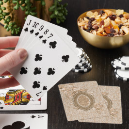 Personalisiertes Vintag Inspiriert Blumengesteck Spielkarten