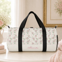Personalisiertes Vintage-Blumenmonogramm