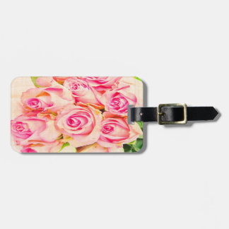 PERSONALISIERTES Vintage Elegantes Rosen-Gepäckanh Gepäckanhänger