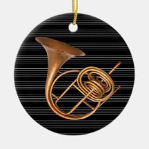 Personalisiertes Vintage-Horn-Musikinstrument aus