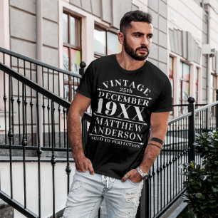Personalisiertes Vintage - Im Laufe der Zeit Perfe T-Shirt