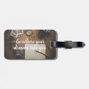 Personalisiertes Vintage Reisegepäck Gepäckanhänger