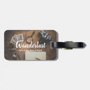 Personalisiertes Vintage Reisegepäck Gepäckanhänger