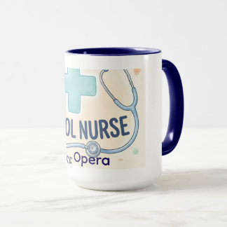 Personalisiertes Vintage-Schulkrankenschwester-Sch Tasse