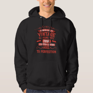 Personalisiertes Vintages 30. Geburtstagsgeschenk  Hoodie