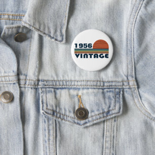 Personalisiertes Vintages 65. Geburtstagsgeschenk Button