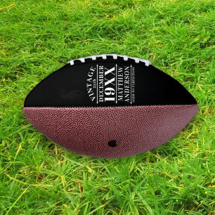 Personalisiertes Vintages Alter bis zur Perfektion Football