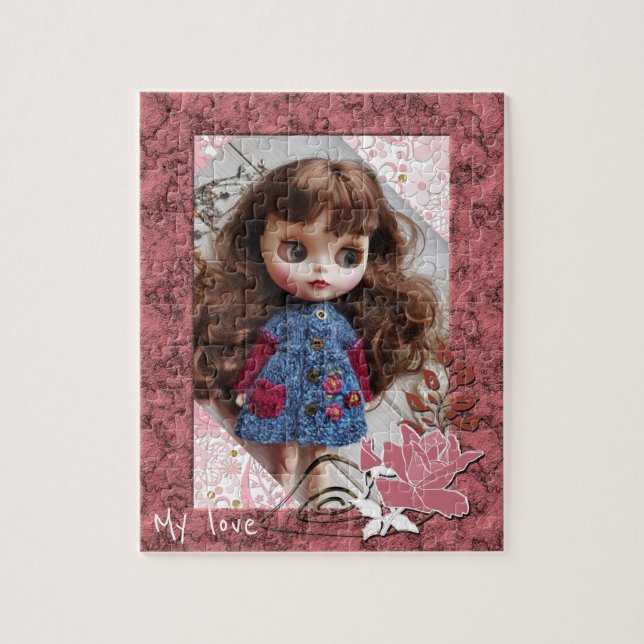 Personalisiertes, Vintages Foto Puzzle (Vertikal)