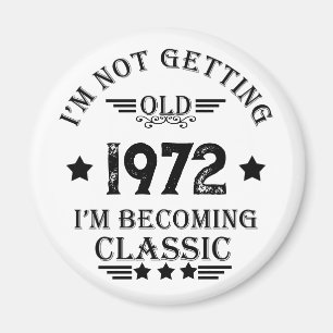 Personalisiertes Vintages Geburtstagsgeschenk Magnet