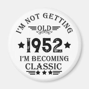 Personalisiertes Vintages Geburtstagsgeschenk Magnet