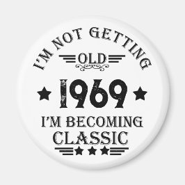 Personalisiertes Vintages Geburtstagsgeschenk Magnet