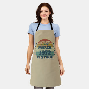 Personalisiertes Vintages Geburtstagsgeschenk Schürze