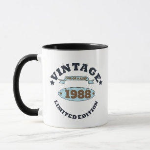 Personalisiertes Vintages Geburtstagsgeschenk Tasse