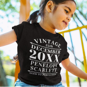 Personalisiertes Vintages Zeitalter bis Perfektion T-Shirt