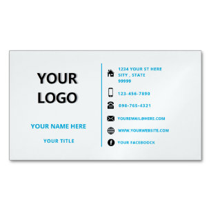 Personalisiertes Visitenkarten-Magazin mit Logo Magnetische Visitenkarte