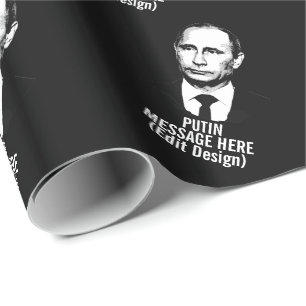 PERSONALISIERTES VLADIMIR PUTIN GESCHENKPAPIER