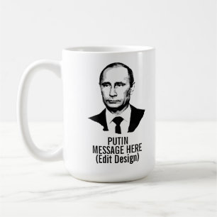 PERSONALISIERTES VLADIMIR PUTIN KAFFEETASSE