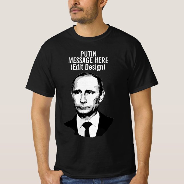 PERSONALISIERTES VLADIMIR PUTIN T-Shirt (Vorderseite)
