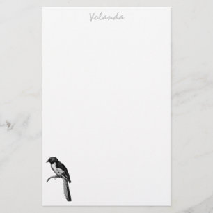 Personalisiertes Vogelpapier Briefpapier