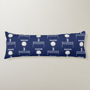 Personalisiertes Volleyball-Ball & Net-Muster Seitenschläferkissen