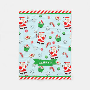 Personalisiertes Volleyball-Geschenk Fleecedecke