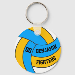 Personalisiertes Volleyball-Geschenk für Jungen un Schlüsselanhänger