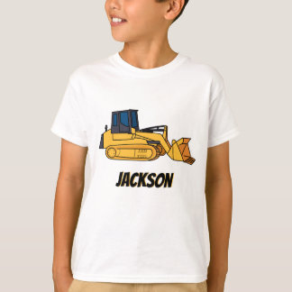 Personalisiertes Vorderseitenlader-Bau-Fahrzeug T-Shirt