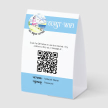 Personalisiertes Wasserfarbe Airbnb-Gast-WLAN-Schi