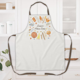 Personalisiertes Wasserfarben-Gebäck-Backen-Bäcker Schürze