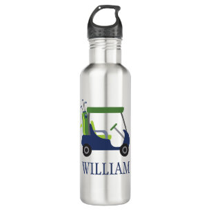 Personalisiertes Wasserflasche für Navy & Green Go Edelstahlflasche