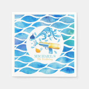 Personalisiertes Waterwaffenpapier Serviette