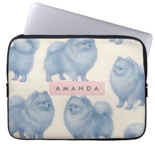 Personalisiertes weiches und süßes Pomeranian-Must Laptopschutzhülle