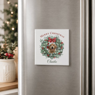 Personalisiertes Weihnachten für Haustiere mit Kra Magnet