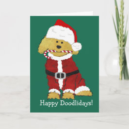 Personalisiertes Weihnachten Goldendoodle Weihnach