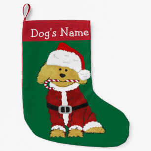 Personalisiertes Weihnachten Goldendoodle Weihnach Kleiner Weihnachtsstrumpf