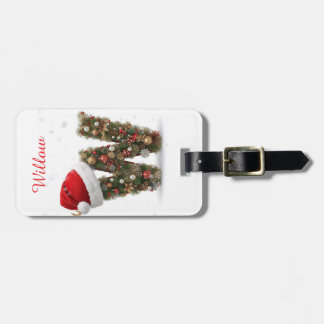 Personalisiertes Weihnachten  mit individuellem Na Gepäckanhänger