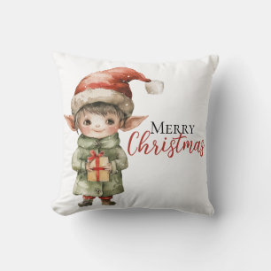 Personalisiertes Weihnachts-Elfen-Kissen – Individ Kissen