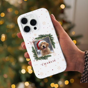 Personalisiertes Weihnachts-Haustierfoto – Feierta iPhone 16 Pro Hülle