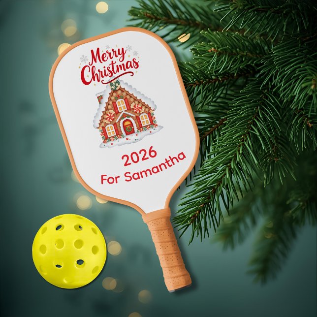 Personalisiertes Weihnachts-Pickleball-Paddle für  Pickleball Schläger (Von Creator hochgeladen)